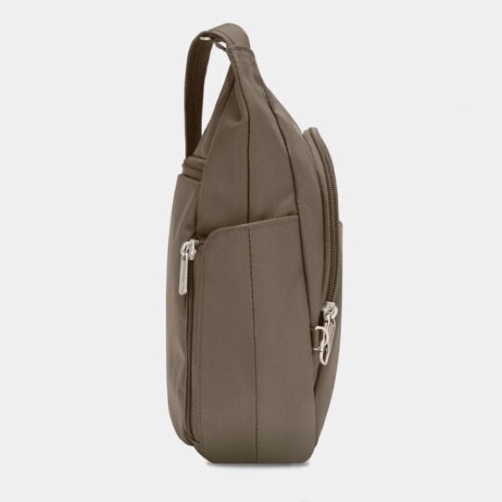 Travelon Anti-theft Classic Crossbody Bucket Bag Nutmeg  Crossbody‎, travel bag - Picture 11 of 15